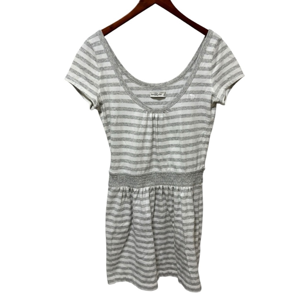 Y2K Abercrombie & Fitch Babydoll Tunic Mini Dress Stripes